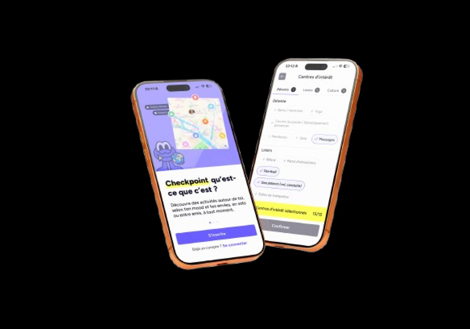 Aperçu de l'application Checkpoint